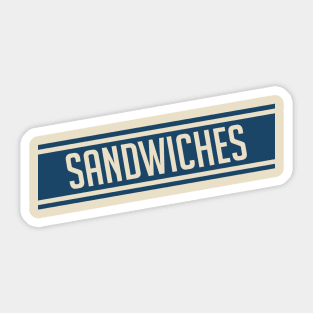 Sandwiches Sticker